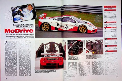 Sport auto 1995 mclaren f1 - auto, 06/1995